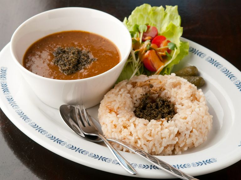 ほうきの美入り ほたて薬膳カレー(マイルド、辛口、激辛)