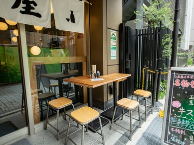 テラス席がある