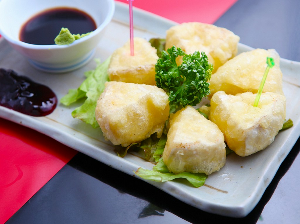 カマンベールを天ぷらにあげました