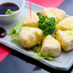 カマンベールを天ぷらにあげました