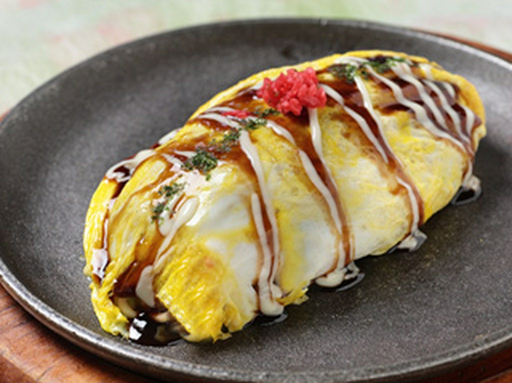 大人気！　オムそば