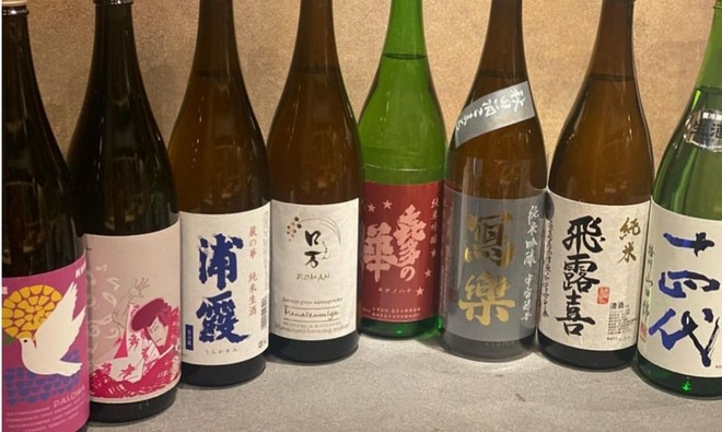 日本酒にこだわっている