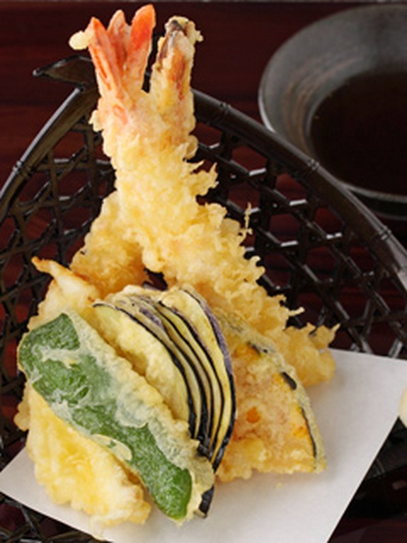 「さくさくの天ぷら」この天ぷらの付く御膳も有ります。