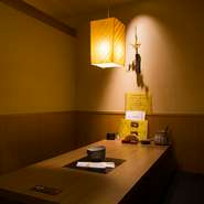 【北海しゃぶしゃぶ北2条店】では、半個室が2名から利用可能。デートや接待など、大切な人との時間に活躍してくれるお店です。