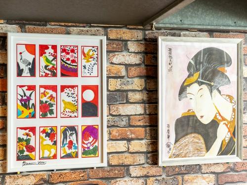 店主が描いた絵