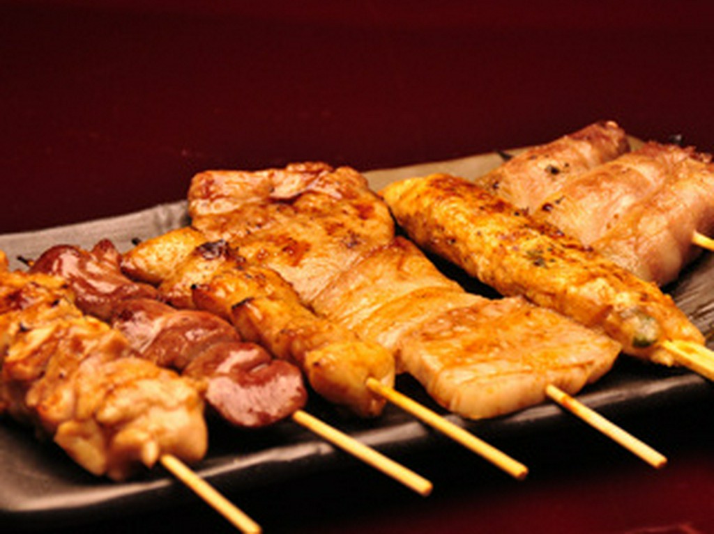 焼き鳥盛合せ（小）6本