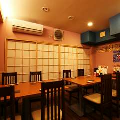 2名～12名様までご利用いただけるテーブル席