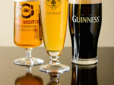 旭川では珍しいドラフトギネスをお楽しみ頂けます