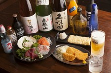 飲み放題付きのお得なコースです。お好みやご予算等、お気軽にご相談下さい。