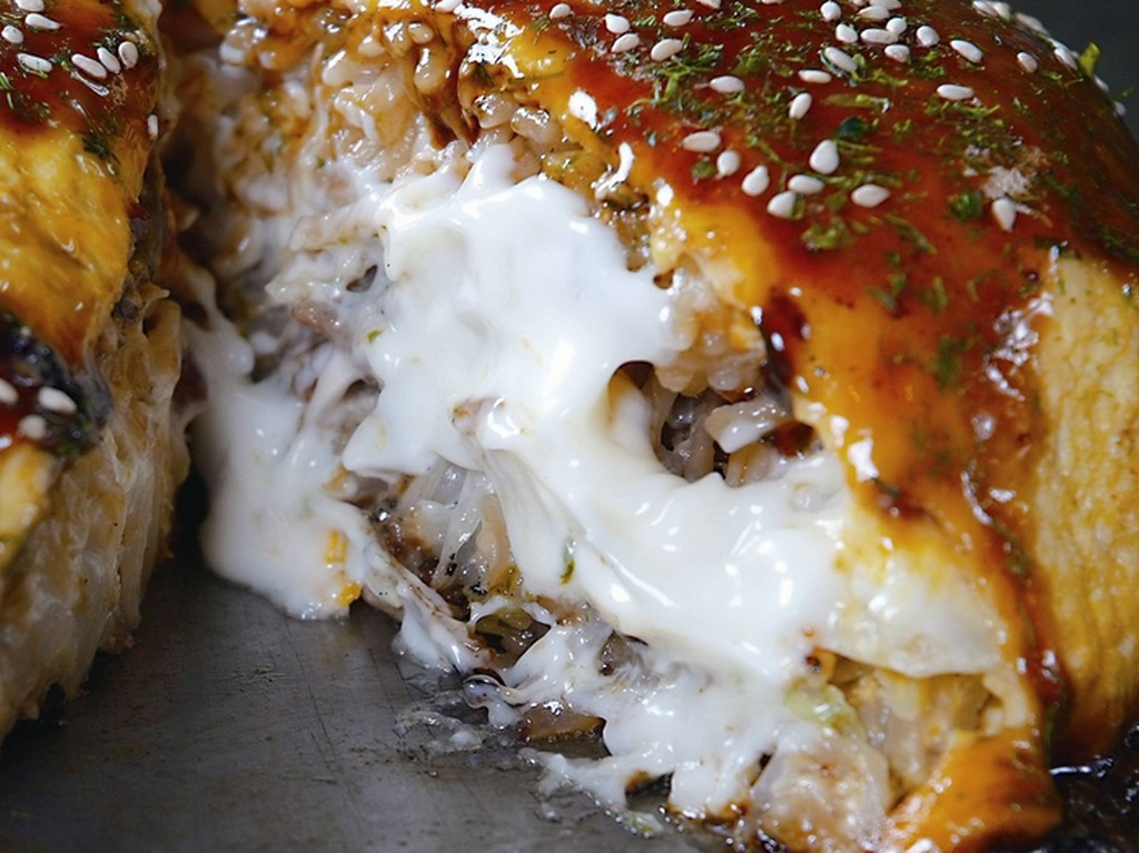 ふんわり生地と野菜の相性はばっちりじゃけん