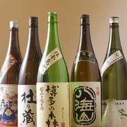 和食に合う日本酒多数あります。