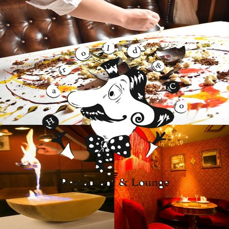 話題沸騰！　大人気！テーブルアート。デザートサプライズ