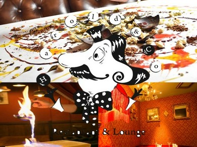 話題沸騰！　大人気！テーブルアート。デザートサプライズ