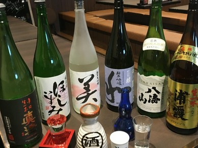 日本酒好きの料理長が自らセレクト