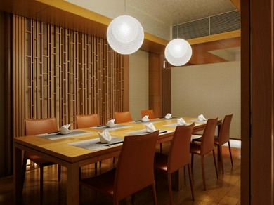 大切な方のおもてなしにぴったりな、落ち着きある個室