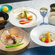 【会席】8月1日～31日　ランチ＆ディナー　全7品