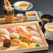 ＜おすすめ＞【鮨】ランチ限定　全5品