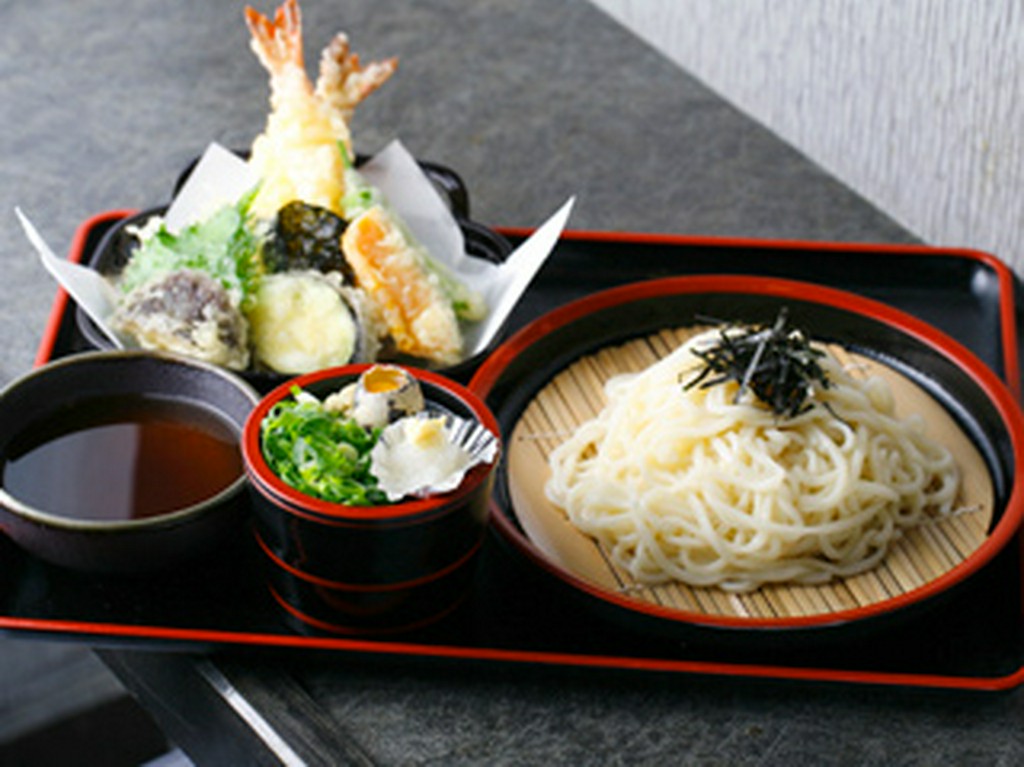 天ざるうどん