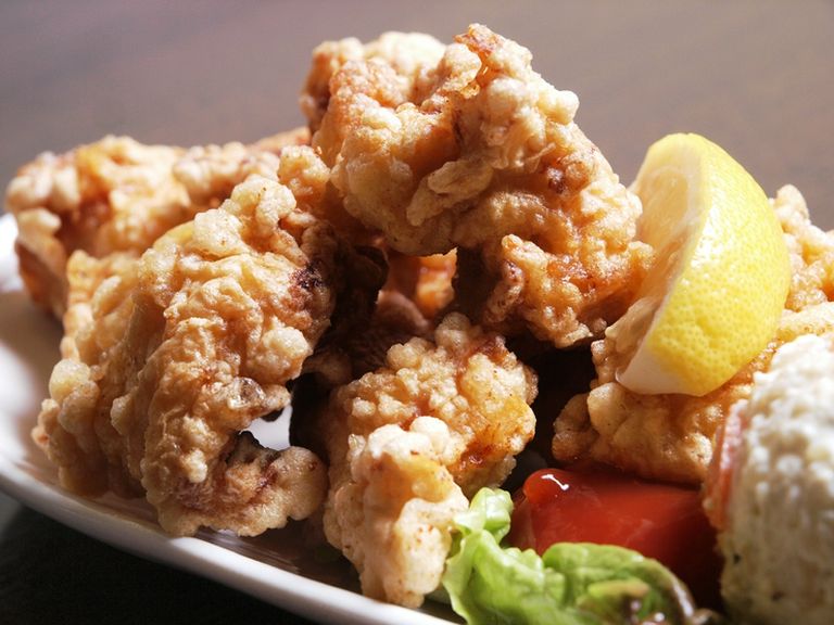 若どりの唐揚げ