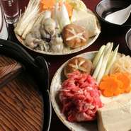 お一人様用8種類　ご宴会用17種類・がございますまた、メニューに無い鍋のご相談もどうぞ！