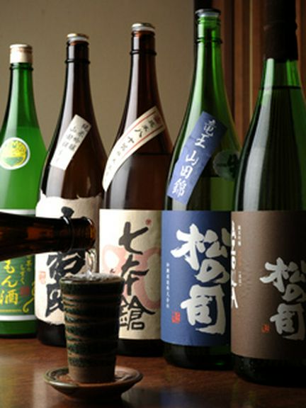 近江の地酒も多数ご用意。