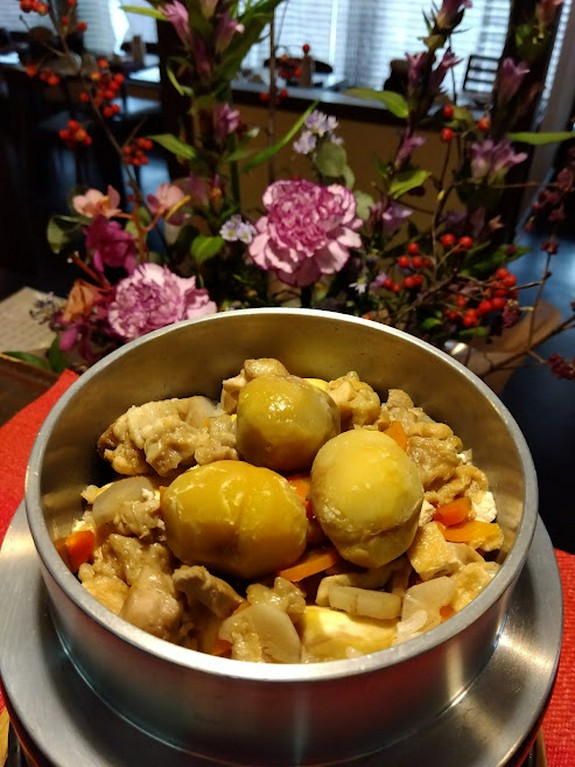 笠間の栗ご飯　熟成栗コース　１月末で終了致します。