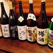 当店では、茨城が誇る地酒を数多くご用意しております。
地元、郷乃譽・山桜桃・稲里・一品・霧筑波・武勇・渡船・限定品も季節で取り揃えています。