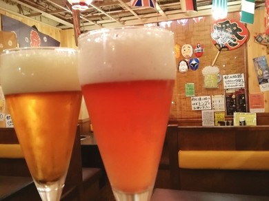クラフトビール日替わり４種類、１５９０円飲み放題！！