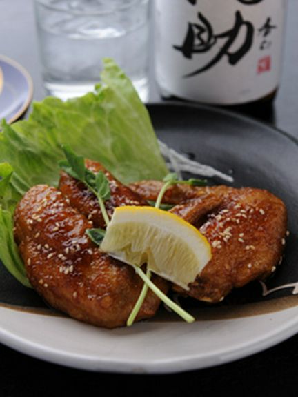 手羽先ピリカラ揚げ炒め