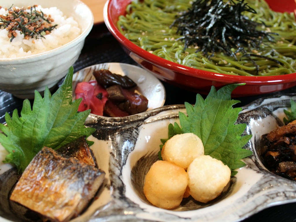 茶そばランチ