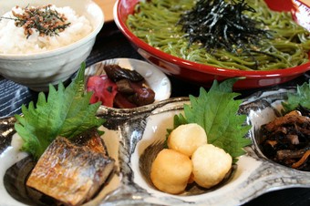 茶そばランチ