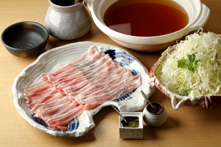 もち豚しゃぶしゃぶ　一人前