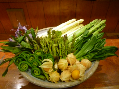 季節の食材を存分に味わえます