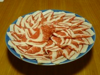 しゃぶしゃぶはもちろん、たまには違う美味しさの黒豚のすき焼きもお楽しみ頂けます。