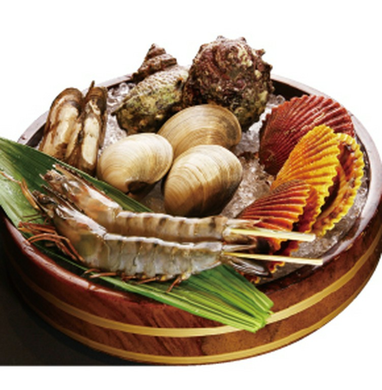 本日の浜焼き盛り