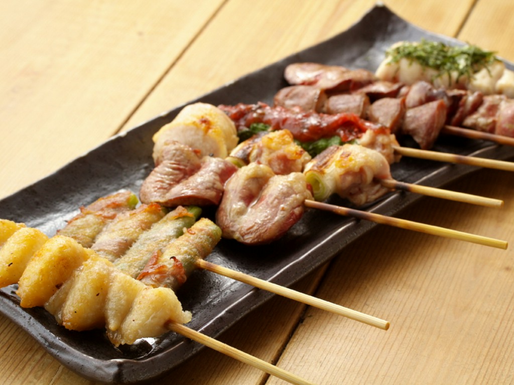 新鮮朝びき鶏の『串8本コース』