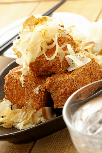 おいしい豆腐で厚揚げ