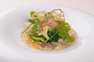 20種類の野菜ときのこのサラダ　ポタジェール風