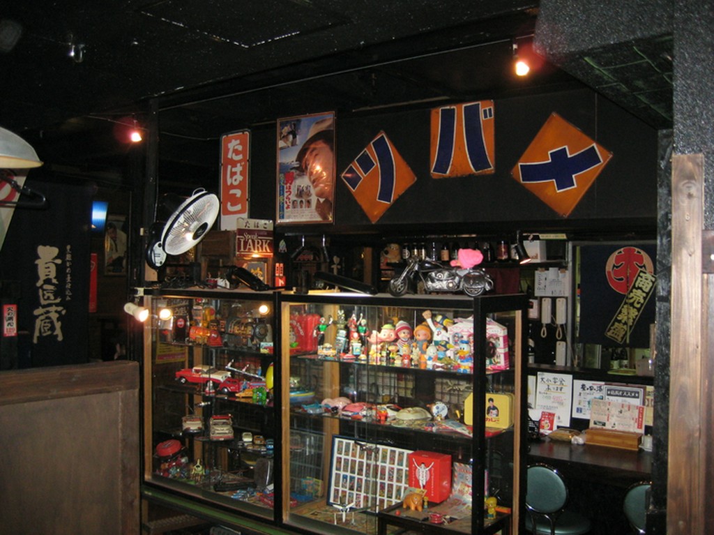 レトロな店内。