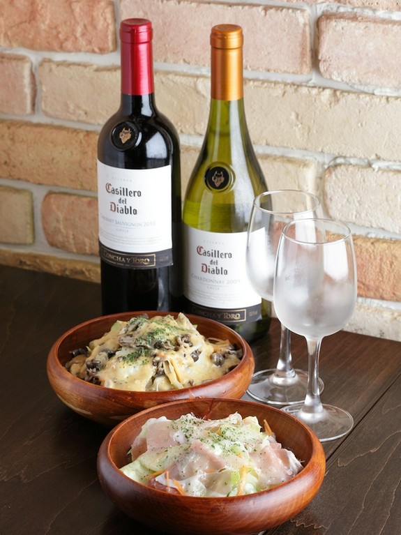 ワインが絶妙にマッチ