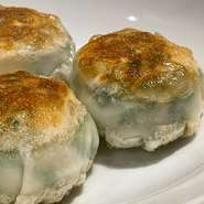 海老ぎっしりニラ饅頭　2ケ