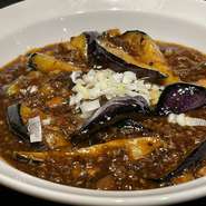 茄子とひき肉の旨辛麻婆