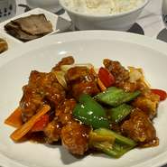 広東風、パイナップル入り酢豚