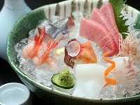 職人がつくりだす「四季折々の味」と「吟味した食材」を満喫できる『刺身盛り』