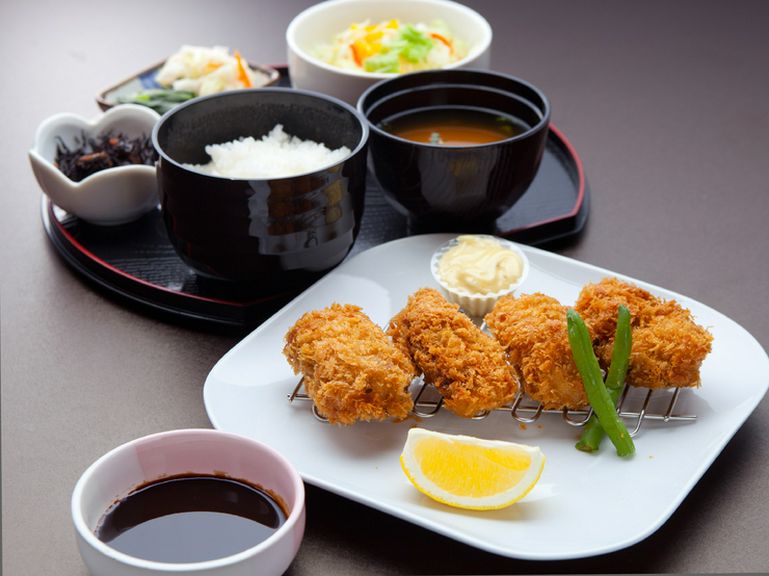 カキフライ定食