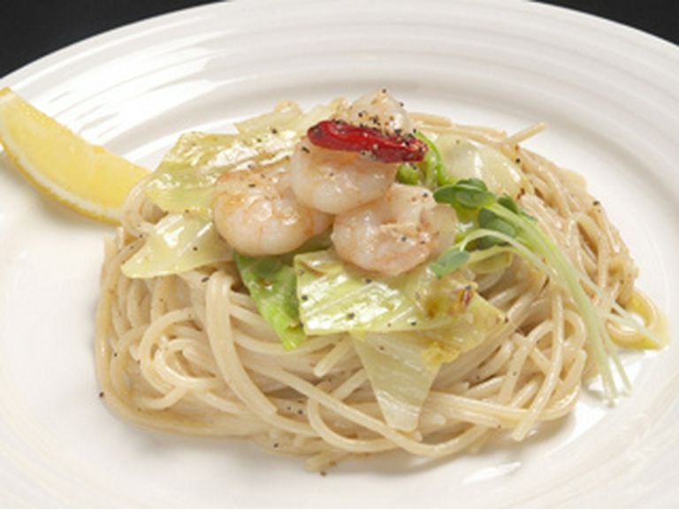 海老きゃべつアンチョビ