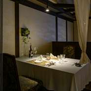 ゆったりとした空間でプライベートな時間をお過ごしください。