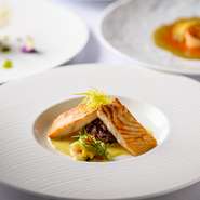 えりも漁港からのマツカワカレイのバンブランソース