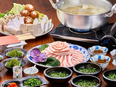 原種に近いあぐ〜豚の旨味を存分にご堪能下さい！