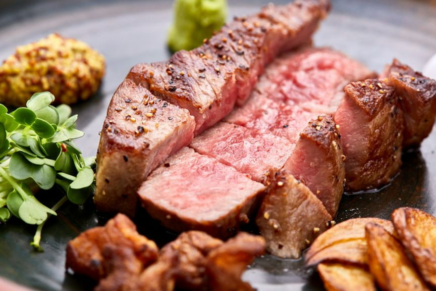 山城牛のサーロインステーキ